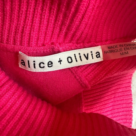 Alice+Olivia Wild Pink “Kiki Cut-Out Tank” Top Medium Excellent Condition! - Picture 8 of 11